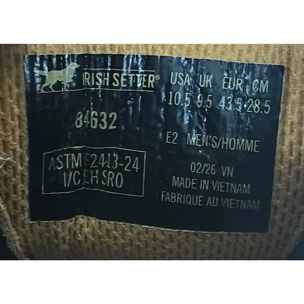 IRISH SETTER Pipestone Mns 10.5 6